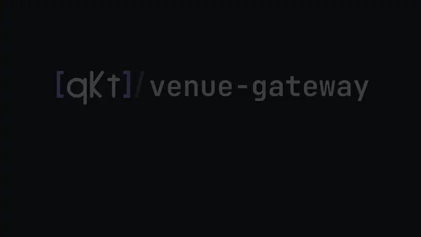 Start the paper gateway, point qkt at it, send an order and read the fill